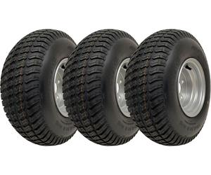 18x6.50-8 Tosaerba Erba Pneumatico Su Cerchio 4Ply Wanda P332 4x100mm Pcd (Di 3)