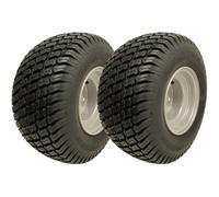 18x8.50-8 Ruote per tosaerba a 4 perni Wanda 100 mm PCD e marcate su strada (set di 2)