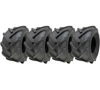 18x9.50-8 Aperto Centro, Cleated, Rotovator Lug Industriale Pianta Gomme - Set 4