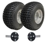 18x9.50-8 Atv Quad Rimorchio Kit Nodoso Ruote Assi Mozzo & Albero 204kgs