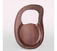 19/09/21 Stringhe Lyre Harp con Chiave di Sintonia Borsa di Stoccaggio Panno di Pulizia, Arpa Lira Principiante In Mogano, Arpa a Leva concerto(16-String-Plate Style - Espresso)
