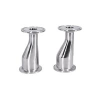 19-114mm diametro esterno del tubo x 1,5 "2" 2,5 "3" 3,5 "4" Tri Morsetto eccentrico riduttore SUS304 acciaio inossidabile raccordo for tubi sanitari connettore Homebrew(51mmK64 To 38mmK50.5)
