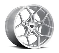 19/20 " Blaque Diamond BD-F25 Argento 19x8.5 20x12 Ruote Cerchi Per Corvette C8