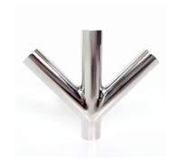 19 25 32 38 45 51 57 63 76 89 102 108mm Tubo OD Saldatura di testa Raccordo a Y 4 vie in acciaio inox Splitter(51mm)