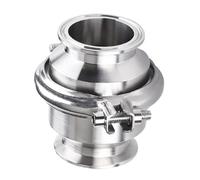 19 25 32 38 51-159 mm 1,5" 2" 3" 4" 5" 6" Tri Clamp SUS 304 316L Acciaio inossidabile Valvola di ritegno unidirezionale sanitaria Homebrew(32mm K50.5mm Bigger)
