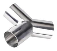19/25/32/38/-89Mm Pipe OD Butt Welding Y Shaped 3 Way SUS 304 Stainless Steel Sanitary Fitting Spliter Homebrew Beer Wine,19mm x 1.5mm