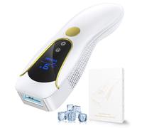 19,35J Epilatore Laser con Funzione Ghiaccio,9 Livelli di Energia Regolabili, Modalità Automatica/Manuale, Epilatore Luce Pulsata per Uomini e Donne,Adatto a Viso, Braccia, Gambe e Corpo