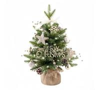 19 Albero di Natale da tavolo verde da 6 pollici con opzioni di configurazione e personalizzazione facili per il tuo spazio
