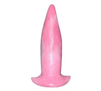 19 cm Pink Anal Sex Toys Dragon Tongue Tease Flirt Preludio Clitoris Vagina Stimolare Silicone Sucker Dildo Per Le Donne