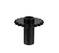 19 dente 428 ruota alenderia a catena 19 marcia di uscita anteriore spline compatibile con modelli ATV UTV GY6 150cc Quad Kart per numero di parte 428 19t universale(black)