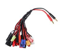 19 in 1 RC Lipo Caricabatteria Adattatore Connettore Splitter Wire Octopus Convert Wire, Banana Plug Multi Charger Adapter Lead Cord per RC Part Multi Charging Plug