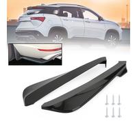19" Labbro Spoiler Diffusore Paraurti Posteriore Dell'Automobile Nero Lucido H7