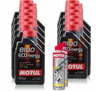 19 Litri MOTUL 8100 Eco-nergy 5W-30 Olio Motore 300ml Diesel System Clean