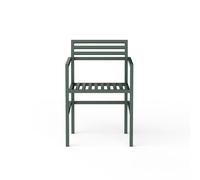 19 Outdoors Sedia da Esterno con Bracciolo Verde