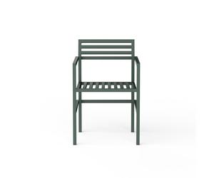 19 Outdoors Sedia da Esterno con Bracciolo Verde