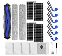 19 pezzi di ricambio per ECOVACS per DEEBOT T90 PRO/Omni, X12 PRO/Omni, X9S Pro/Omni & per YEEDI per M16 - Spazzola principale, spazzole laterali, filtri, sacchetti per la polvere
