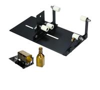 19 pezzi di tagliabottiglie di vetro, strumento quadrato rotondo for sculture di bicchieri da vino e birra, macchina da taglio, compatibile con il supporto for bottiglie di vetro da birra fai da te