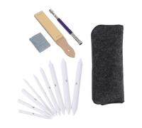 19 Pezzi Set di Sfumini per Schizzi e Ombreggiature Artistiche | Carta, Gomma e Grafite, Controllo delle Sfumature, Estensore per Matite, per Hobbisti