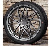 19 Pollici Sommerräder B2 per Mercedes A45 W176 CLA35 CLA45 245G AMG 250e Grigio
