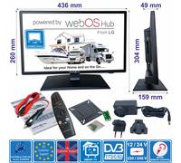 19 " Smart TV ( Webos From LG) HD 12V 24V 240V Freeview & Sat Tuner ,Magic