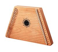 19 Stringhe In Metallo Lyre Arp, Sella D'osso Mogano Lira Arpa Con Chiave Di Tunning, Stringhe Di Estratto, Sacchetto Manuale E Gig, Regalo For Gli Amanti Della Musica For Principianti Bambini Adulti