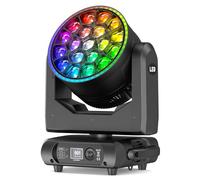 19 x 20W Teste Mobili LED RGBW Beam Wash LED Luce da Palcoscenico Zoom Effetto Professionali Luce Discoteca DMX512 per Party Club Bar Casa Feste Palcoscenico