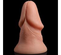 19 x 8,5 cm Dildo Realistico XXL Gigante con Glande Appuntito, Fallo Grosso Silicone Morbido per Estensione Anale e Allenamento Anale, Sex Toys Enorme in Carne con Ventosa per Uomini, Gay, Donne