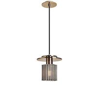 190 Lampadario Oro e Argento