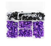 190 Pezzi Di Bulloni E Viti Per Carenatura Per Y&amaha Kit viti per motocicletta(VIOLA)