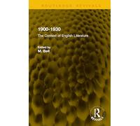 1900-1930: The Context of English Literature