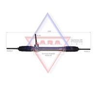 190052 LA.R.A. Scatola guida per FIAT,FORD