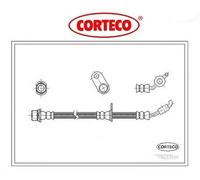 19033513 Flessibile del freno (MARCA-CORTECO)