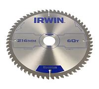 1907777 sega circolare Ø: 216 mm Øffn: 30 mm denti: 60 alluminio IRWIN