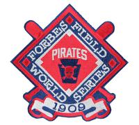 1909 Pittsburgh Pirates Mondo Serie Manicotto Toppa Forbes Campo Maglia MLB Logo