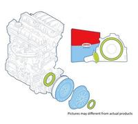 19134562 CORTECO Kit paraolio, Frizione per SEAT,VW