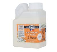 1919 by MAULER - Olio per parquet e mobili La Vegetale, incolore, 0,5 l, protezione macchia, graffi, urti, inodore