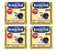 192 Capsule Caffè Borbone miscela ROSSA compatibili con Dolce Gusto - 12 Astucci da 16 - Nescafe Dolce Gusto Borbone Dolce Re Rossa -