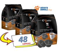 16 Capsule Pop Caffè Miscela INTENSO e-Gusto compatibile Dolce Gusto