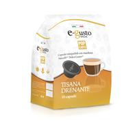 192 Capsule Pop Caffè E-GUSTO TISANA DRENANTE compatibile Nescafè Dolce Gusto