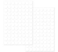 192 Pezzi Coprivite bianco,Tappi coprivite,Copri viti,Tappo Coprivite Adesivo,Copri buchi muro Tappini bianchi per mobili copriforo,Diametro 21mm