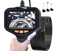 1920P Endoscopio Snake Inspection Camera, Telecamera per periscopio IPS da 4,3" Telecamera Snake Portatile IP67 Impermeabile con 8 luci LED con batteria ricaricabile 2600mAH(32,8 ft/10m)