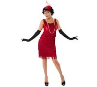 1920s Rosso Maschietta Donna Vestito