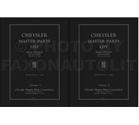 1924-1933 Chrysler Master Parti Libro 1925 1926 1927 1928 1929 1930 1931 1932
