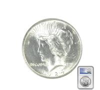 1924 Morgan Silver Dollar, Uncirculated, 999 Pure Silver