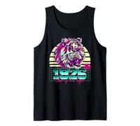 1926 Anno della Tigre Retro Vaporwave Tramonto Zodiaco Cinese Canotta