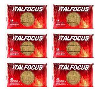 192x cubi Accendifuoco Ecologico Italfocus 6 CONFEZIONI DA 32 CUBI stufa camino