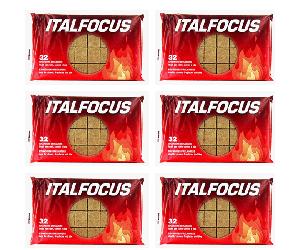 192x cubi Accendifuoco Ecologico Italfocus 6 CONFEZIONI DA 32 CUBI stufa camino