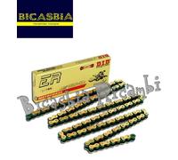 19301 - CATENA DID 420NZ3 (Gold & Black) Lunghezza: 90 maglie con giunto a clip