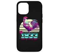 1933 Anno del Gallo Anni 80 Retro Vaporwave Zodiaco Cinese Custodia per iPhone 12/12 Pro