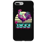 1933 Anno del Gallo Anni 80 Retro Vaporwave Zodiaco Cinese Custodia per iPhone 7 Plus/8 Plus